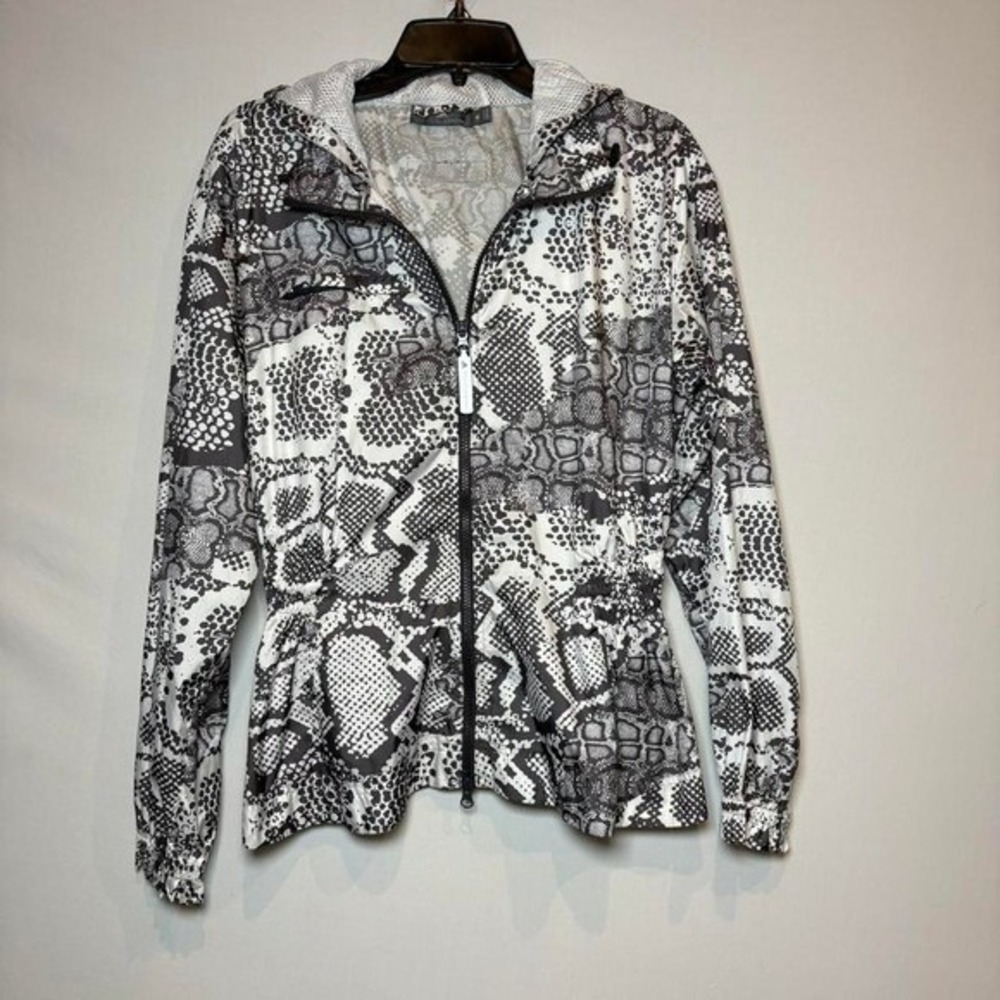 Adidas x Stella McCartney lightweight hooded windbreaker jacket Snake gorpcore